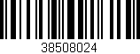 Código de barras (EAN, GTIN, SKU, ISBN): '38508024'