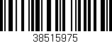 Código de barras (EAN, GTIN, SKU, ISBN): '38515975'