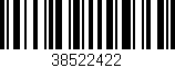 Código de barras (EAN, GTIN, SKU, ISBN): '38522422'