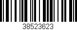 Código de barras (EAN, GTIN, SKU, ISBN): '38523623'