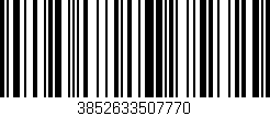 Código de barras (EAN, GTIN, SKU, ISBN): '3852633507770'