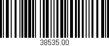 Código de barras (EAN, GTIN, SKU, ISBN): '38535.00'