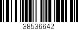 Código de barras (EAN, GTIN, SKU, ISBN): '38536642'