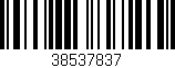 Código de barras (EAN, GTIN, SKU, ISBN): '38537837'