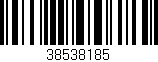 Código de barras (EAN, GTIN, SKU, ISBN): '38538185'