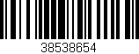Código de barras (EAN, GTIN, SKU, ISBN): '38538654'