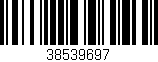 Código de barras (EAN, GTIN, SKU, ISBN): '38539697'