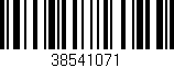 Código de barras (EAN, GTIN, SKU, ISBN): '38541071'