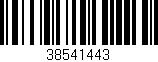 Código de barras (EAN, GTIN, SKU, ISBN): '38541443'