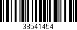 Código de barras (EAN, GTIN, SKU, ISBN): '38541454'