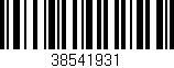 Código de barras (EAN, GTIN, SKU, ISBN): '38541931'