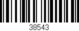 Código de barras (EAN, GTIN, SKU, ISBN): '38543'