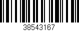 Código de barras (EAN, GTIN, SKU, ISBN): '38543167'