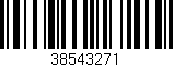 Código de barras (EAN, GTIN, SKU, ISBN): '38543271'