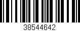 Código de barras (EAN, GTIN, SKU, ISBN): '38544642'