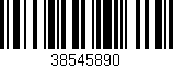Código de barras (EAN, GTIN, SKU, ISBN): '38545890'
