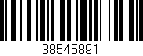 Código de barras (EAN, GTIN, SKU, ISBN): '38545891'