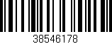 Código de barras (EAN, GTIN, SKU, ISBN): '38546178'