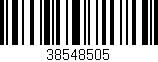 Código de barras (EAN, GTIN, SKU, ISBN): '38548505'