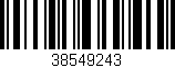Código de barras (EAN, GTIN, SKU, ISBN): '38549243'