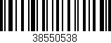 Código de barras (EAN, GTIN, SKU, ISBN): '38550538'