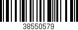 Código de barras (EAN, GTIN, SKU, ISBN): '38550579'