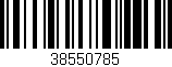 Código de barras (EAN, GTIN, SKU, ISBN): '38550785'