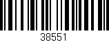 Código de barras (EAN, GTIN, SKU, ISBN): '38551'