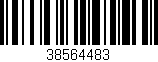 Código de barras (EAN, GTIN, SKU, ISBN): '38564483'