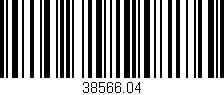 Código de barras (EAN, GTIN, SKU, ISBN): '38566.04'