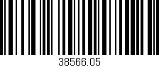 Código de barras (EAN, GTIN, SKU, ISBN): '38566.05'