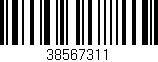 Código de barras (EAN, GTIN, SKU, ISBN): '38567311'