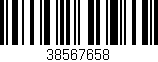 Código de barras (EAN, GTIN, SKU, ISBN): '38567658'