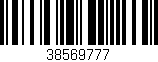 Código de barras (EAN, GTIN, SKU, ISBN): '38569777'
