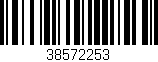 Código de barras (EAN, GTIN, SKU, ISBN): '38572253'