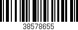 Código de barras (EAN, GTIN, SKU, ISBN): '38578655'