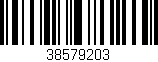 Código de barras (EAN, GTIN, SKU, ISBN): '38579203'