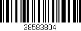 Código de barras (EAN, GTIN, SKU, ISBN): '38583804'