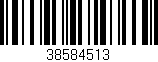 Código de barras (EAN, GTIN, SKU, ISBN): '38584513'
