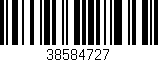 Código de barras (EAN, GTIN, SKU, ISBN): '38584727'