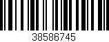 Código de barras (EAN, GTIN, SKU, ISBN): '38586745'