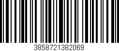 Código de barras (EAN, GTIN, SKU, ISBN): '3858721382069'