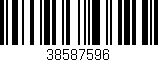 Código de barras (EAN, GTIN, SKU, ISBN): '38587596'