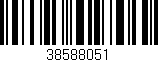 Código de barras (EAN, GTIN, SKU, ISBN): '38588051'