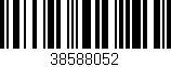 Código de barras (EAN, GTIN, SKU, ISBN): '38588052'