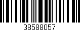Código de barras (EAN, GTIN, SKU, ISBN): '38588057'