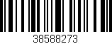 Código de barras (EAN, GTIN, SKU, ISBN): '38588273'
