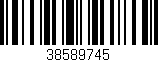 Código de barras (EAN, GTIN, SKU, ISBN): '38589745'