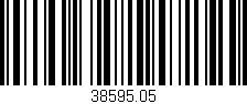 Código de barras (EAN, GTIN, SKU, ISBN): '38595.05'