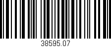Código de barras (EAN, GTIN, SKU, ISBN): '38595.07'